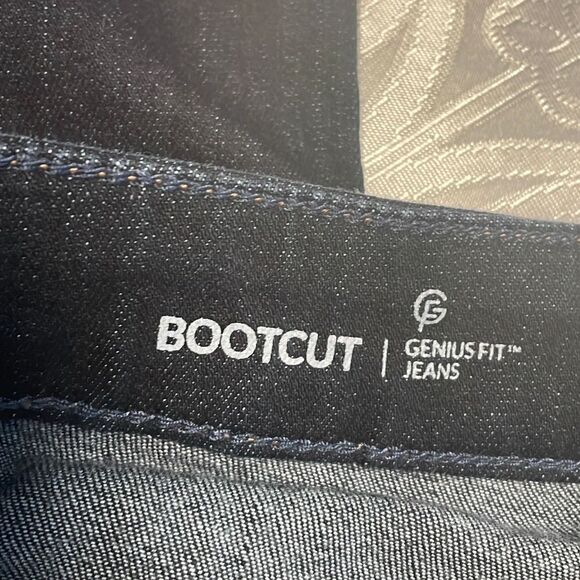 Lane Bryant Genius Fit Jeans Bootcut Dark Wash stretch size 24 Regular NWOT - Picture 6 of 9